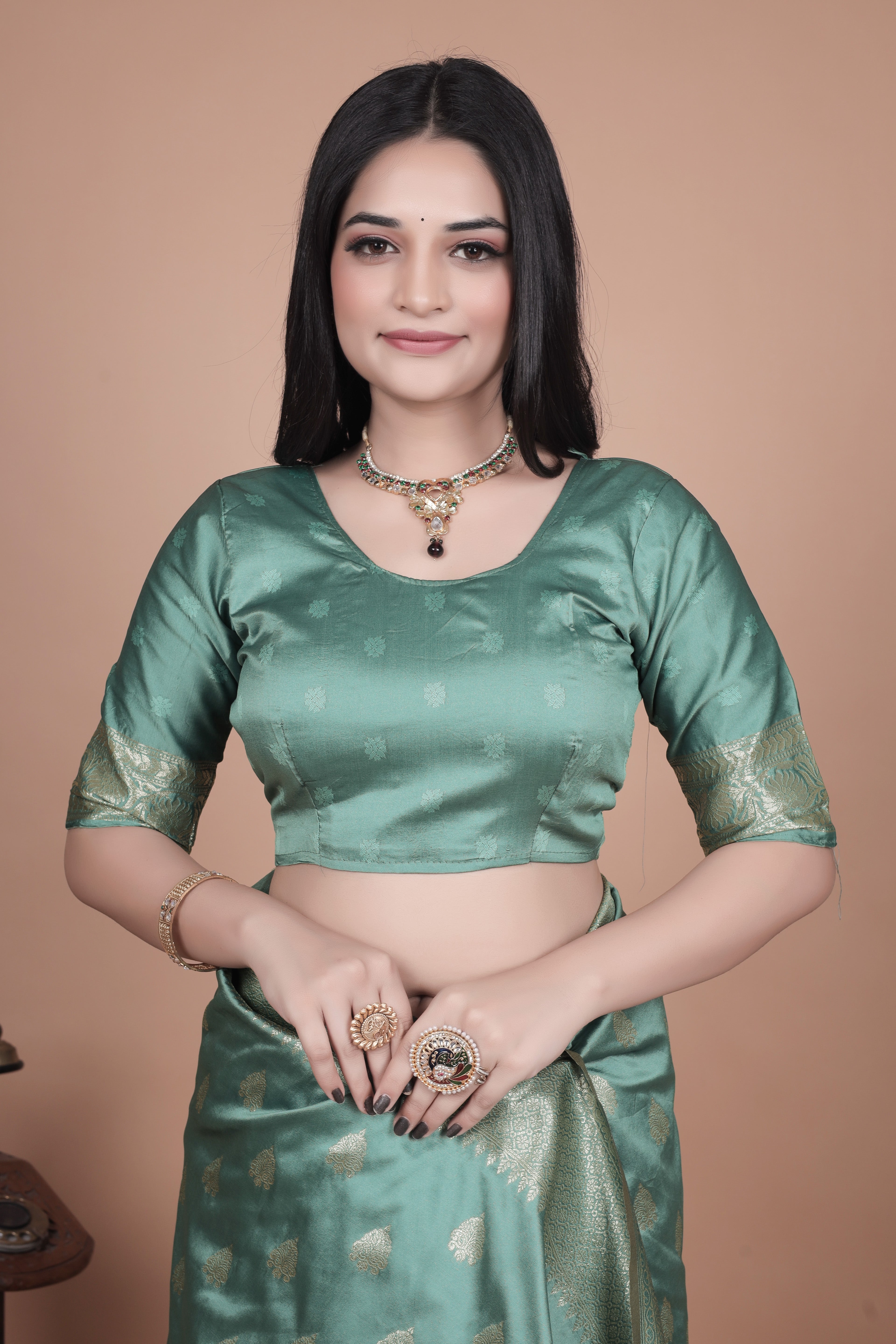 Banarasi Silk Saree with Zari Weaving