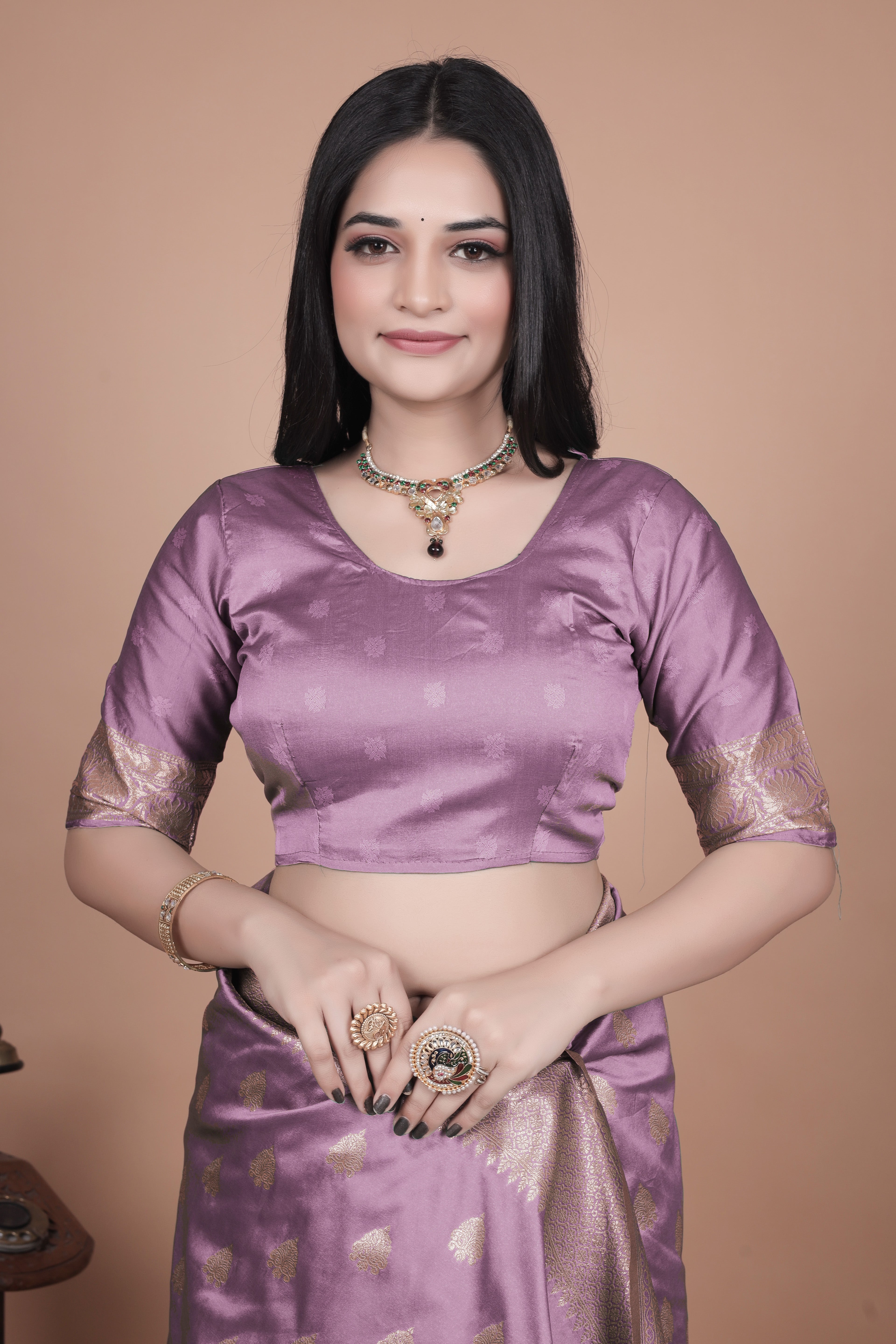 Banarasi Silk Saree with Zari Weaving