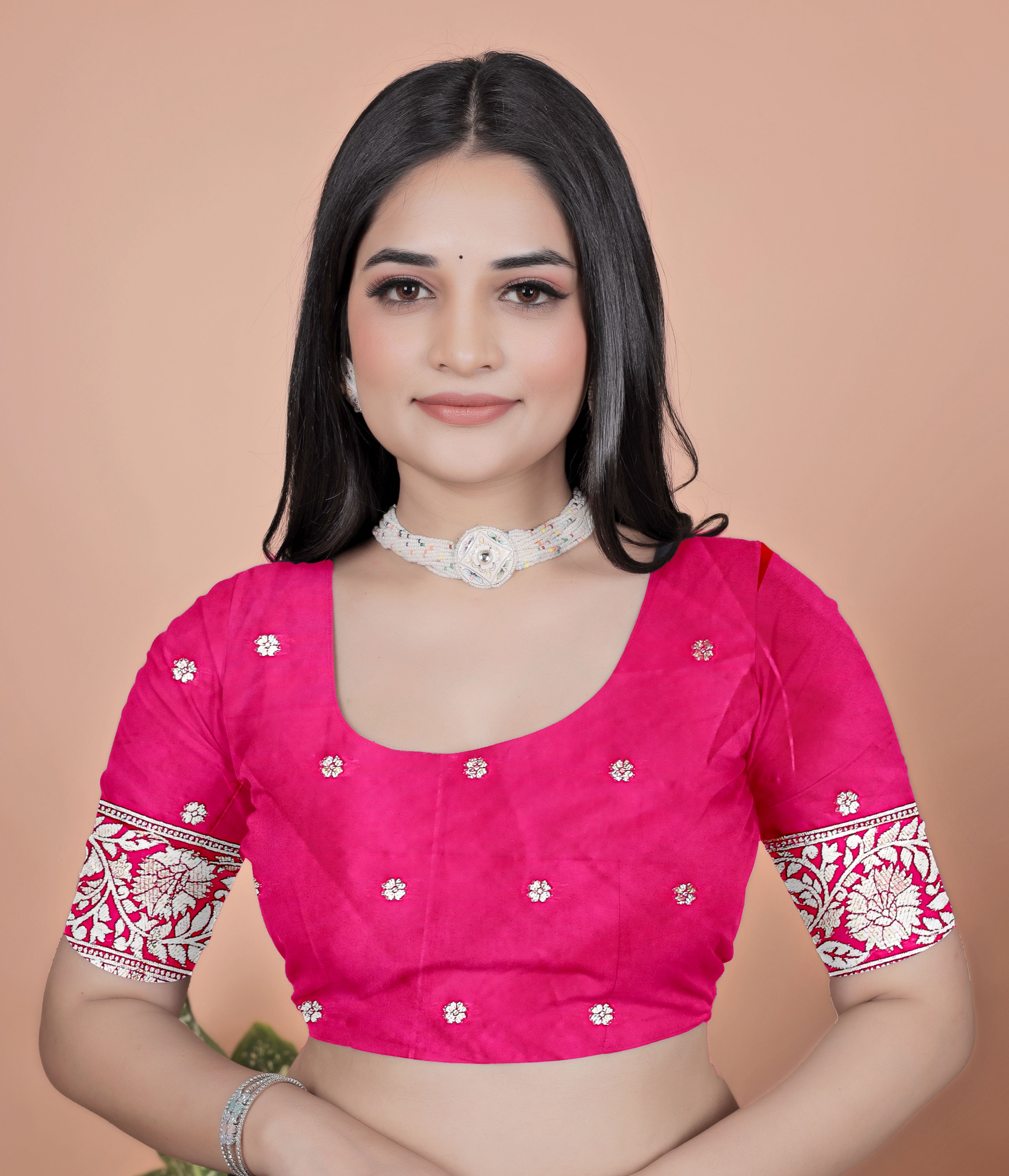 Royal Purple Banarasi Silk Saree with Peacock Pallu Design