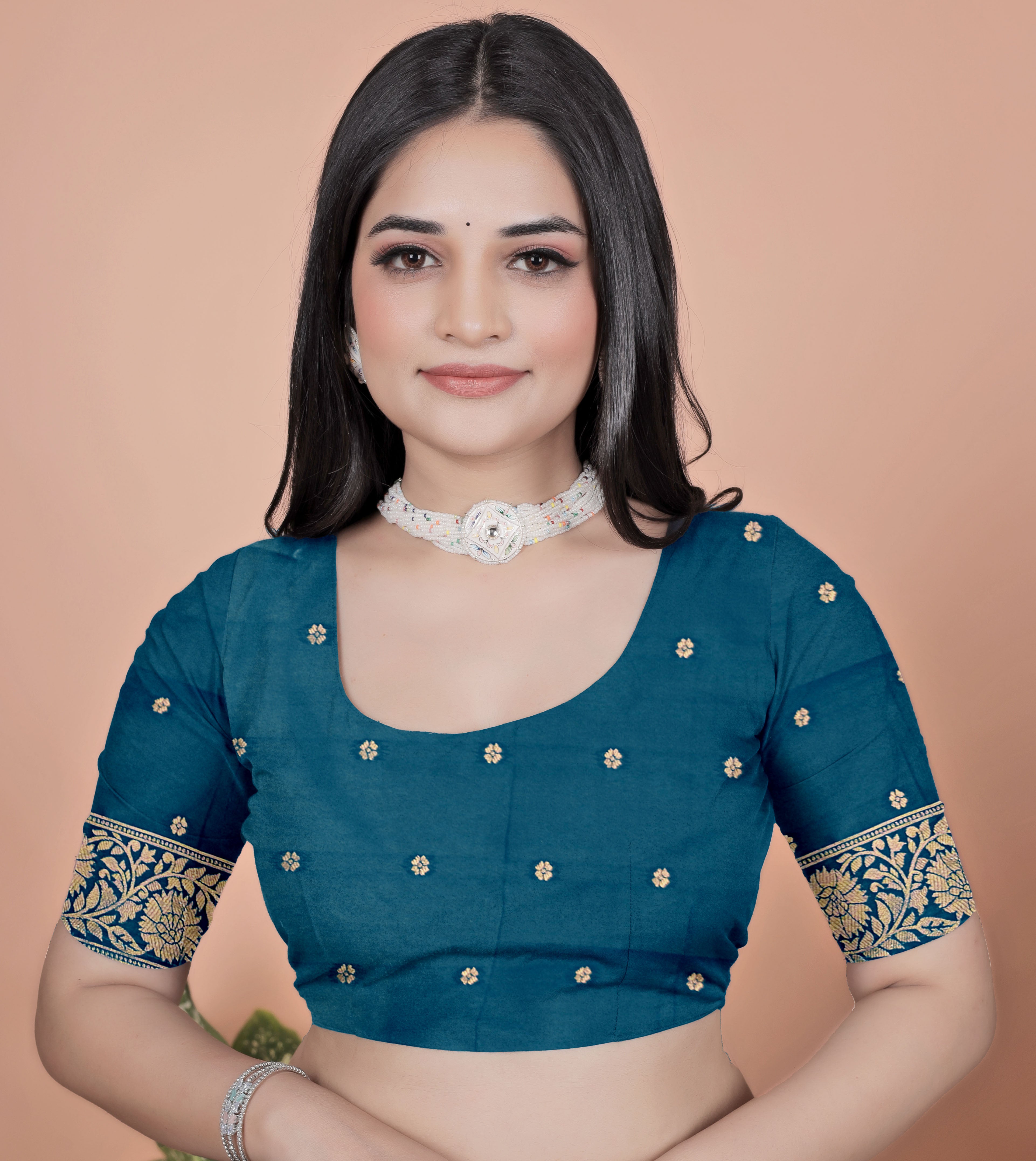 Royal Purple Banarasi Silk Saree with Peacock Pallu Design