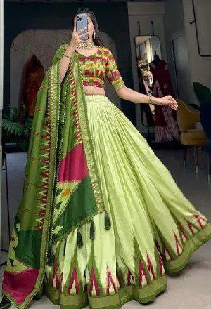 🌸✨ Blossom Boldly – Radiate Charm in Floral Printed Lehengas ✨🌸