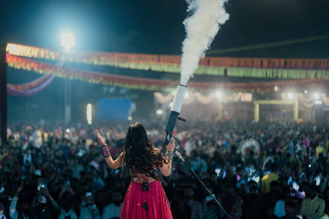 Rayon Cotton Mirror Work Lehenga Kurti Set