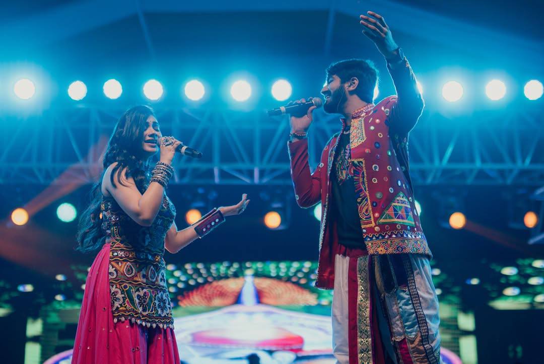 Rayon Cotton Mirror Work Lehenga Kurti Set