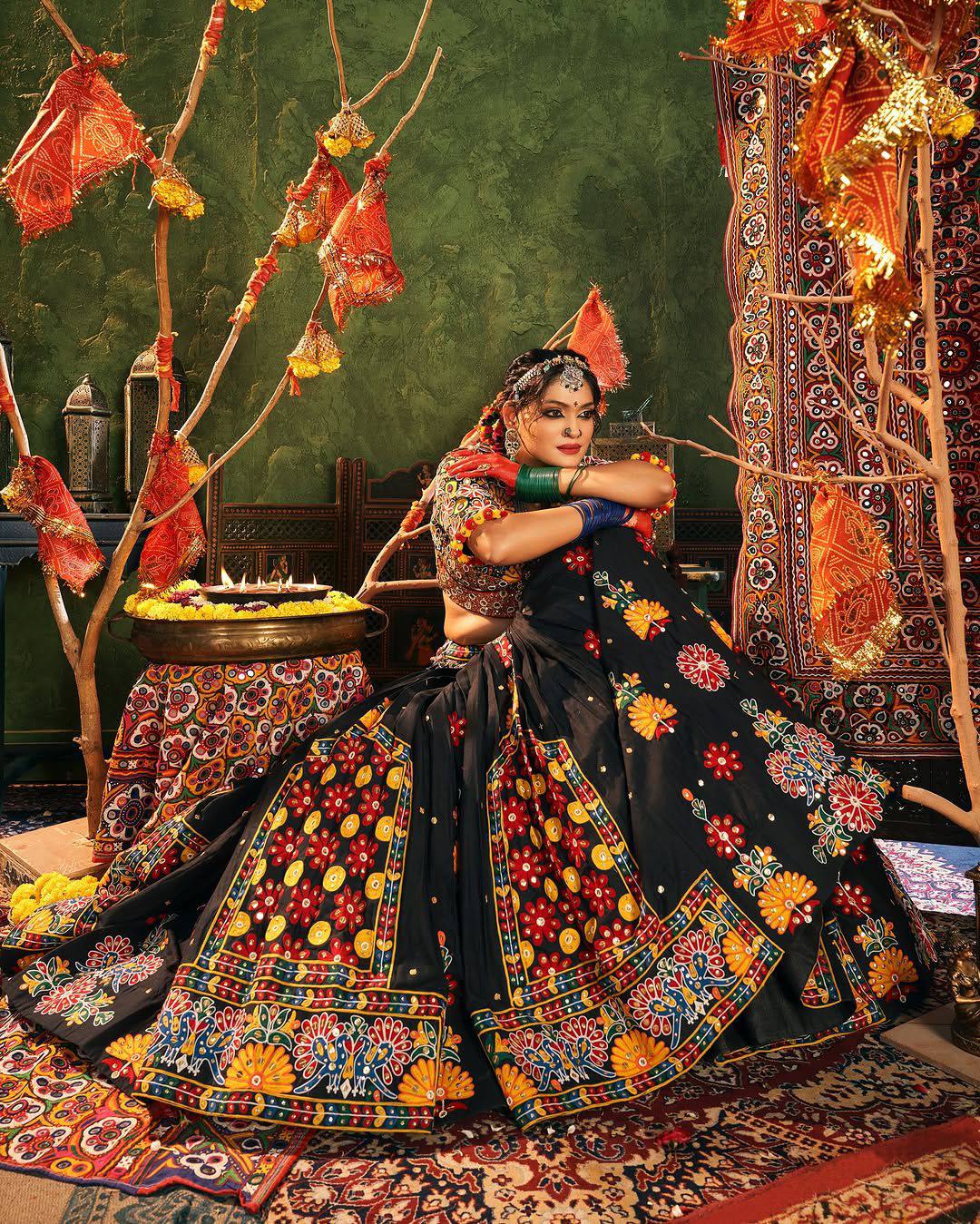 NEW TRENDING NAVRATRI SPECIAL CHANIYA CHOLI 💐❤️