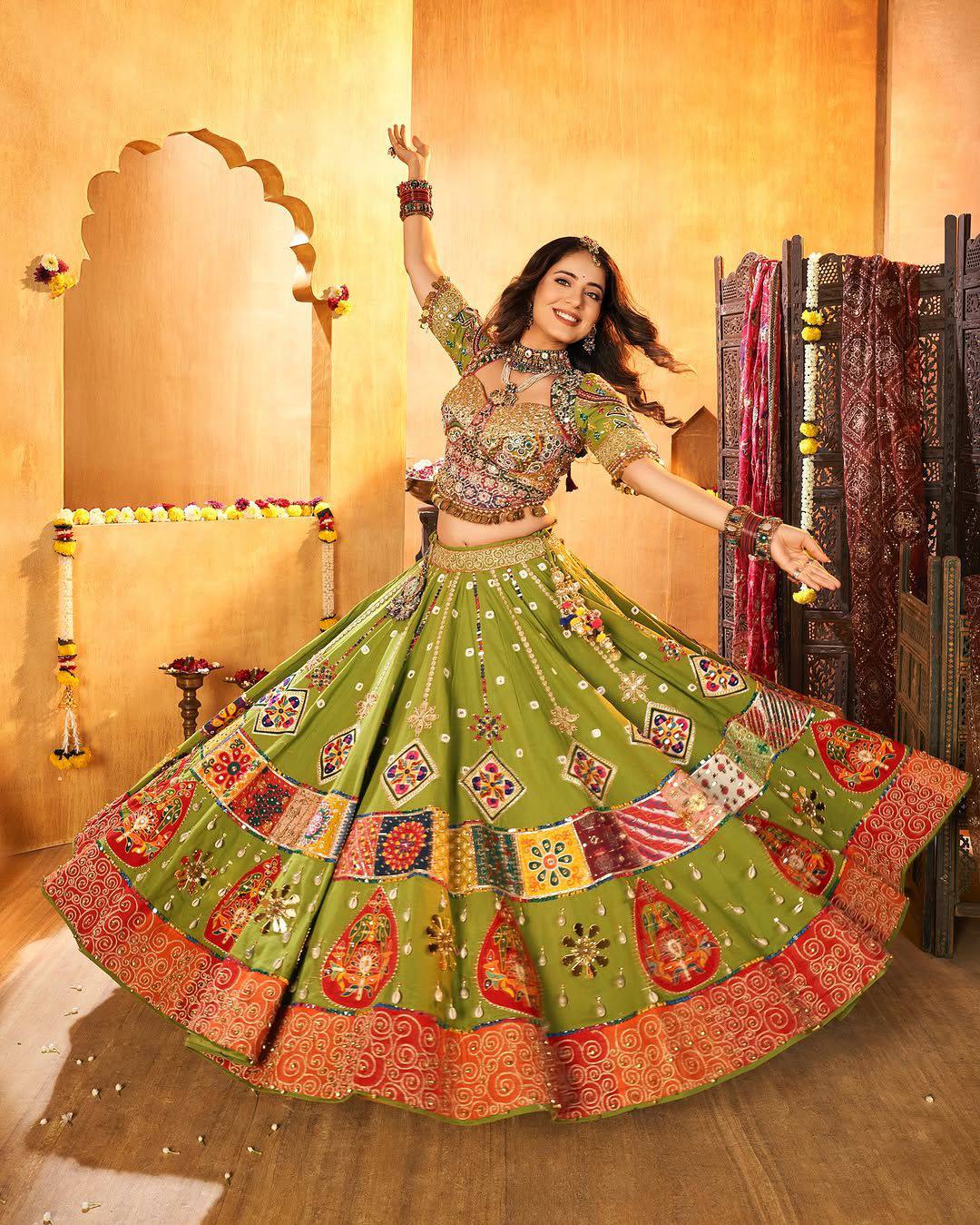 NEW TRENDING NAVRATRI SPECIAL CHANIYA CHOLI 💐❤️ 🌟