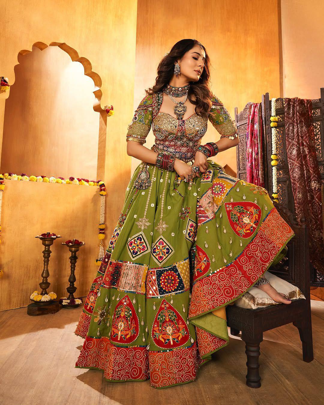 NEW TRENDING NAVRATRI SPECIAL CHANIYA CHOLI 💐❤️ 🌟