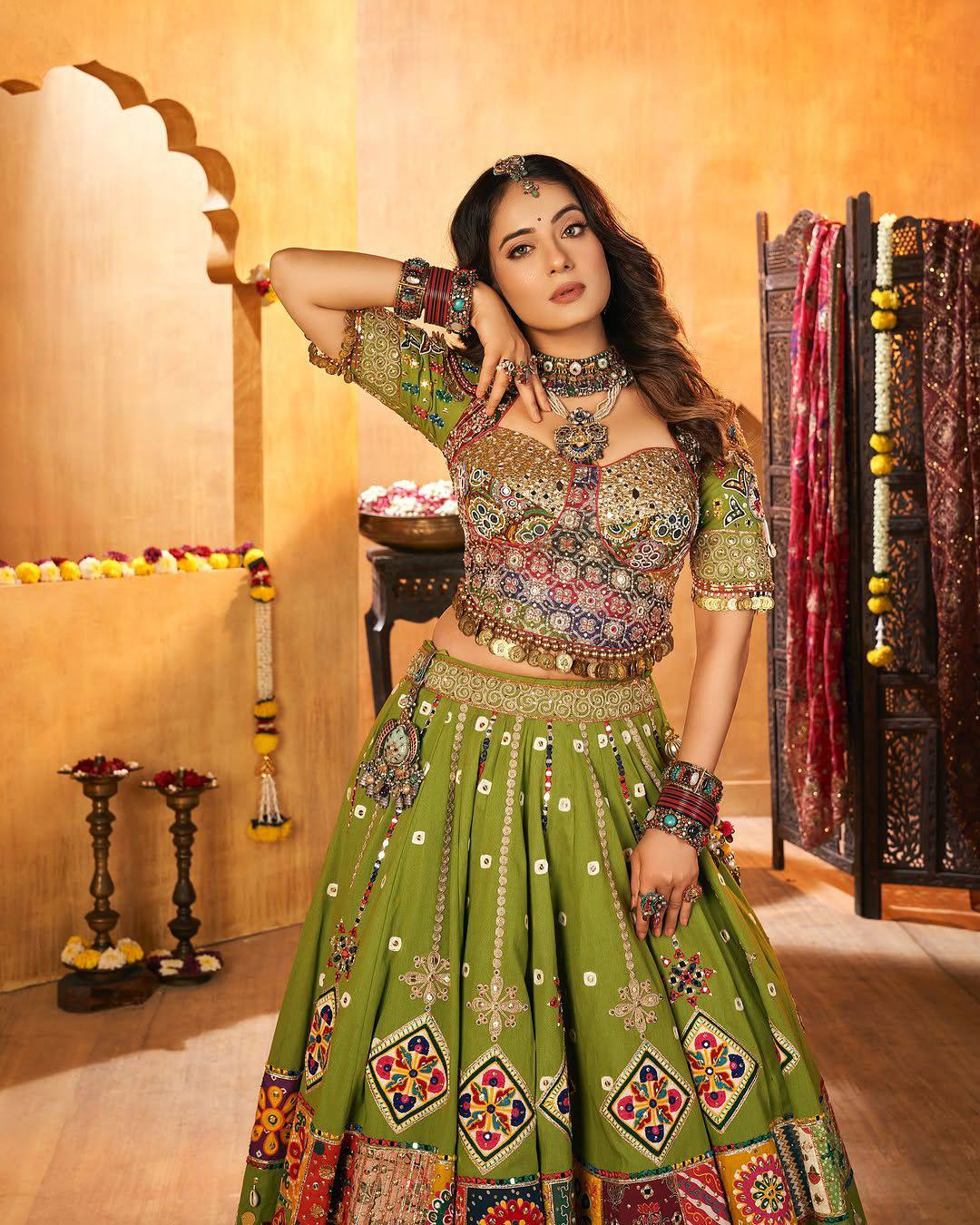 NEW TRENDING NAVRATRI SPECIAL CHANIYA CHOLI 💐❤️ 🌟