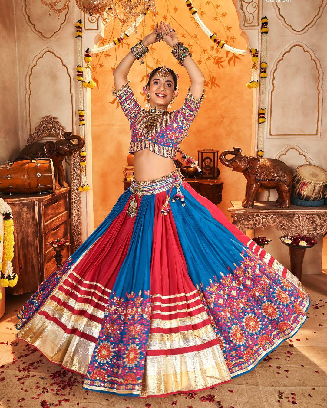NEW TRENDING NAVRATRI SPECIAL CHANIYA CHOLI 💐❤️