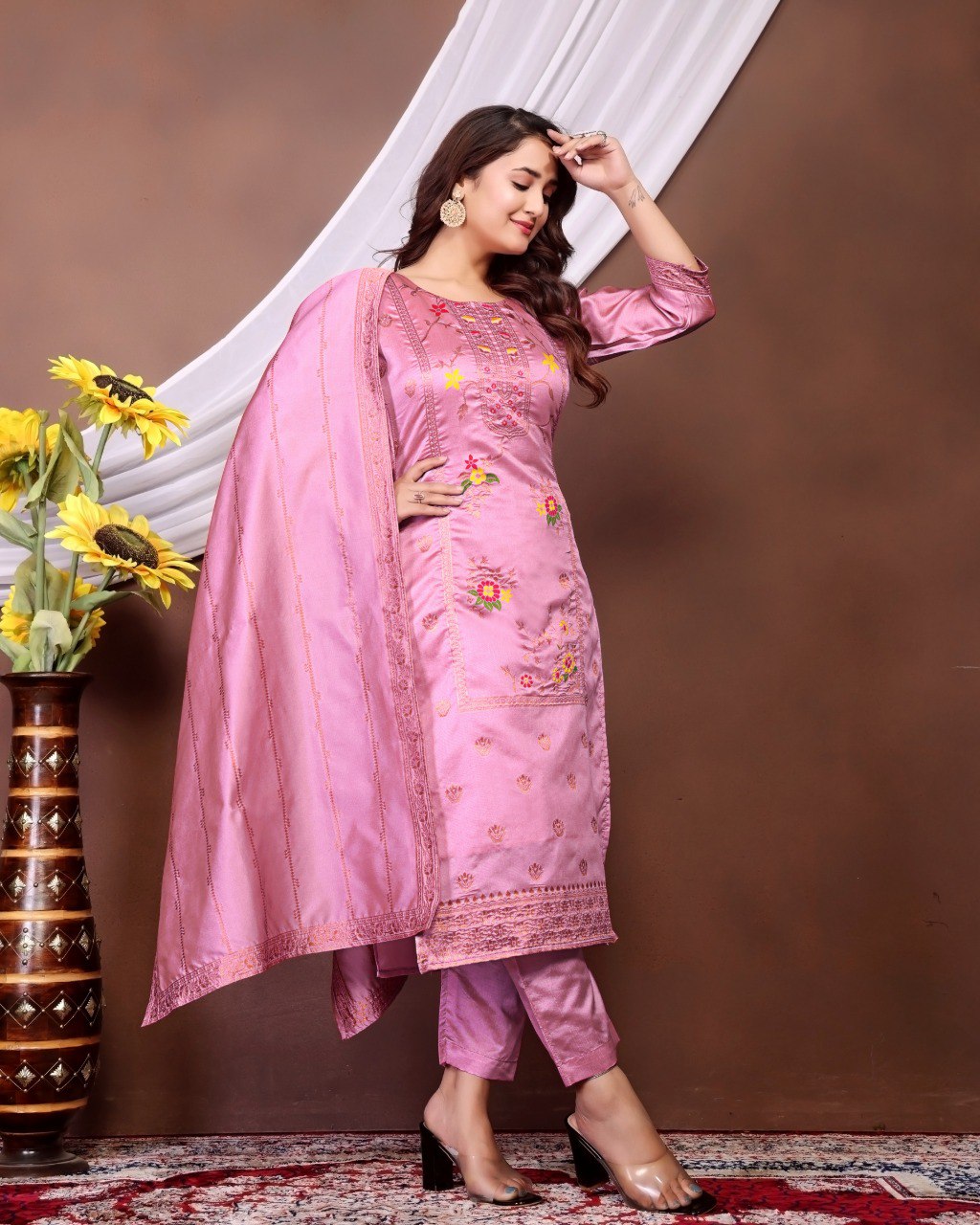 Introducing New Kurti Dupatta &amp; Bottom Set