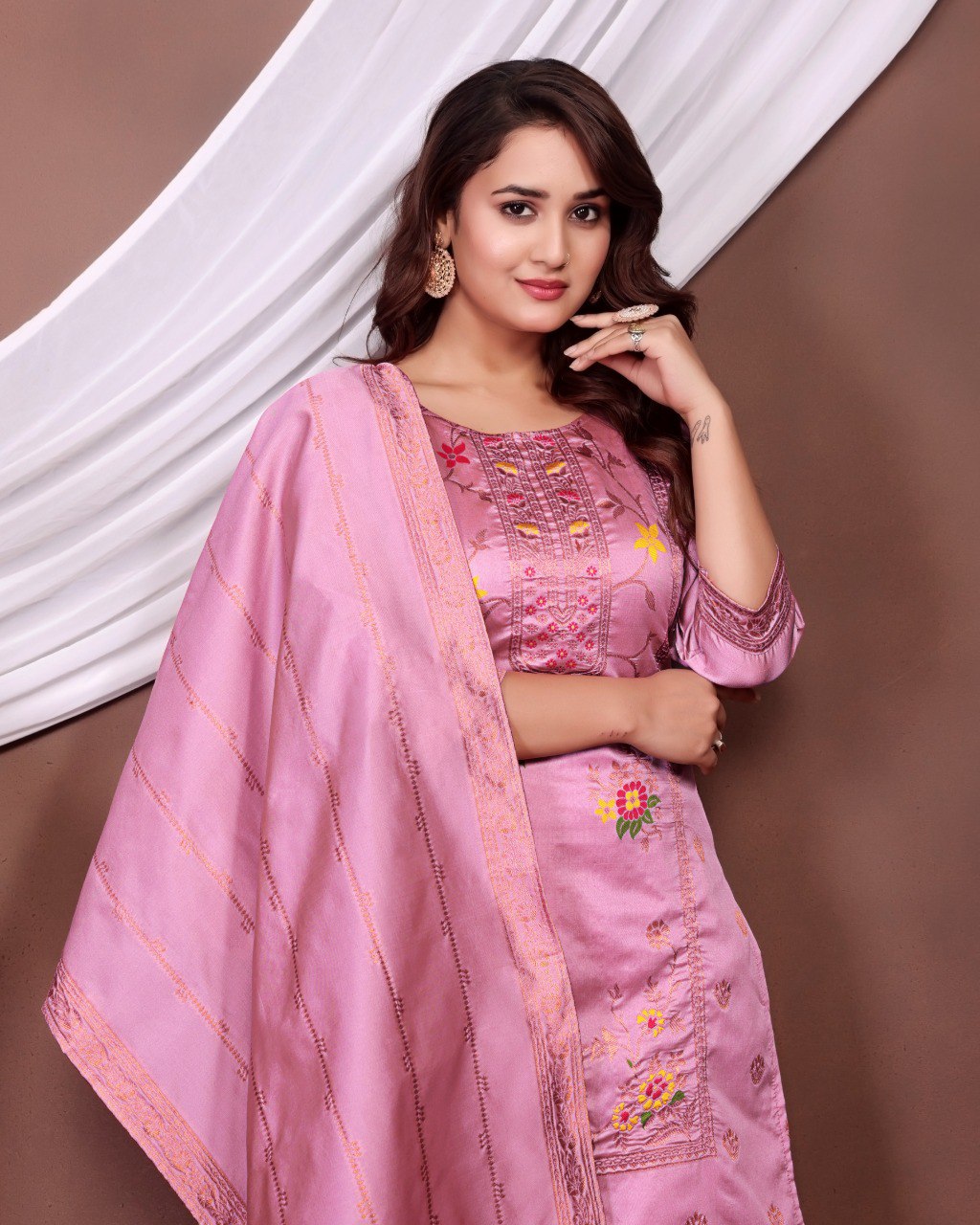 Introducing New Kurti Dupatta &amp; Bottom Set