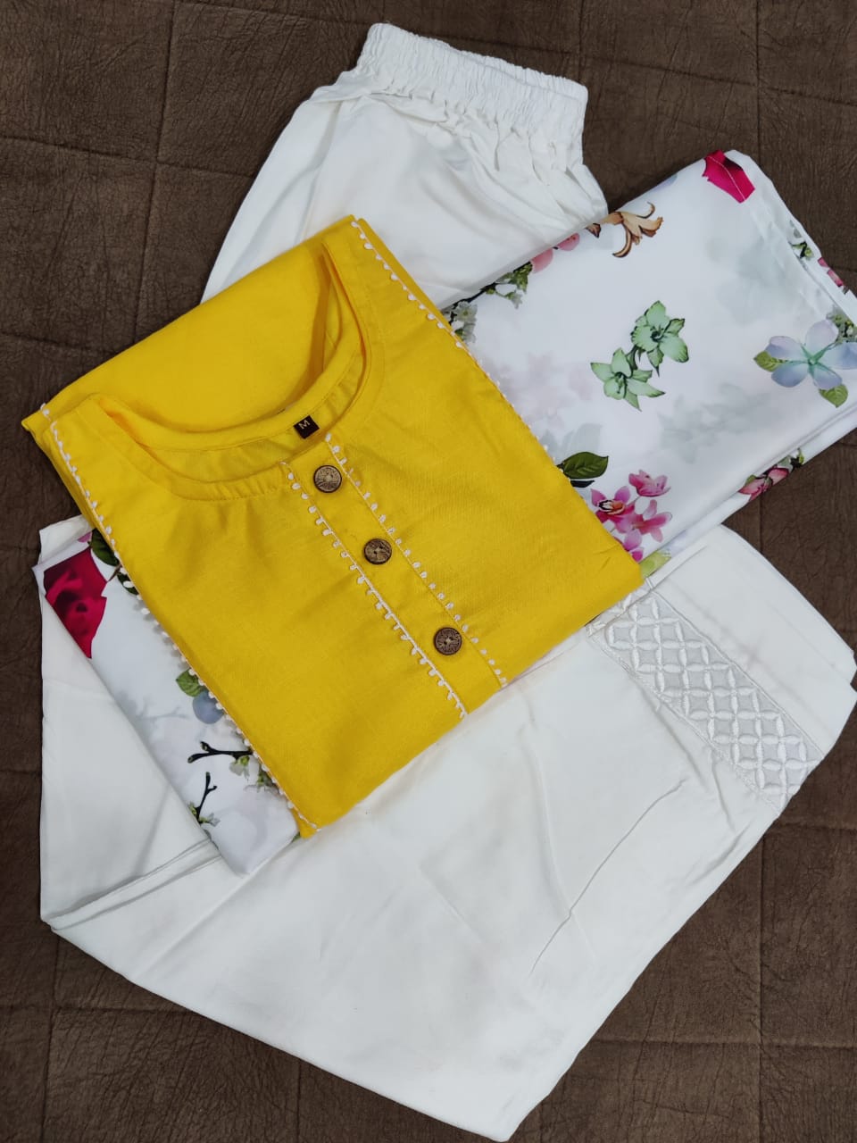 New Launching Magical Digital Print Kurti Set with Pant & Dupatta 🌸💥