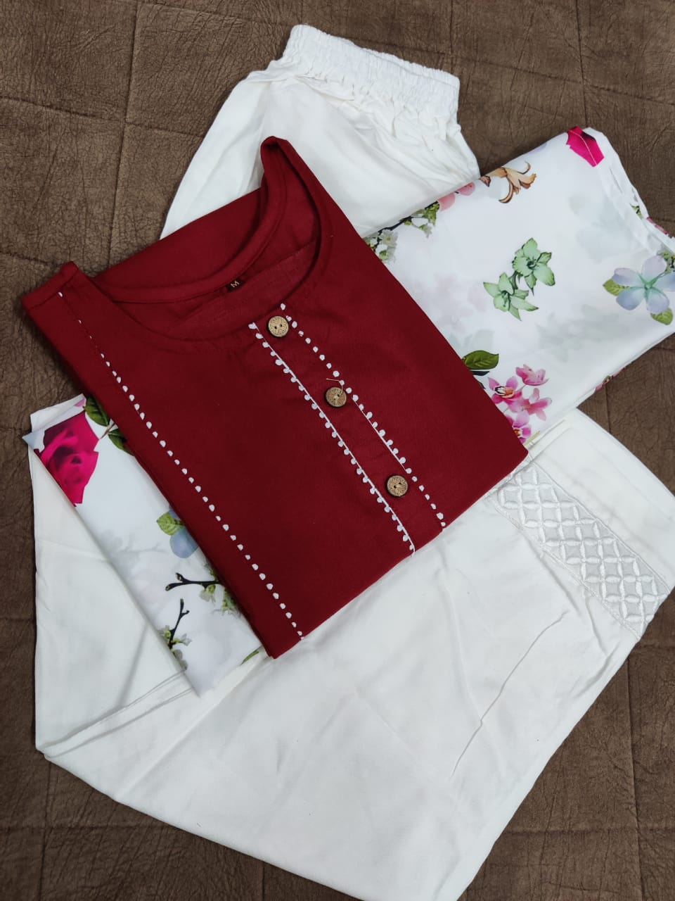 New Launching Magical Digital Print Kurti Set with Pant & Dupatta 🌸💥