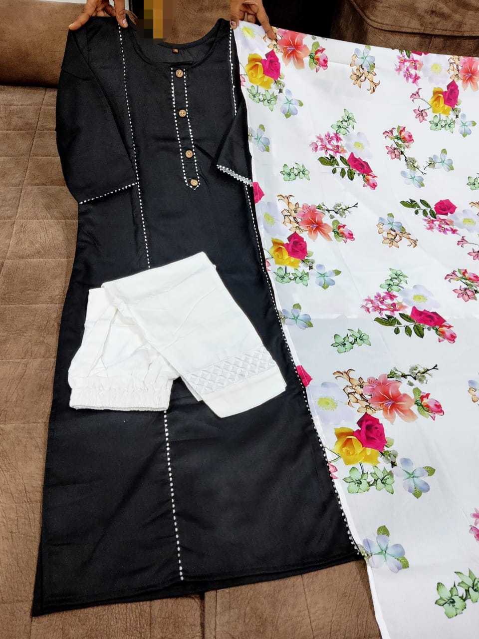 New Launching Magical Digital Print Kurti Set with Pant & Dupatta 🌸💥