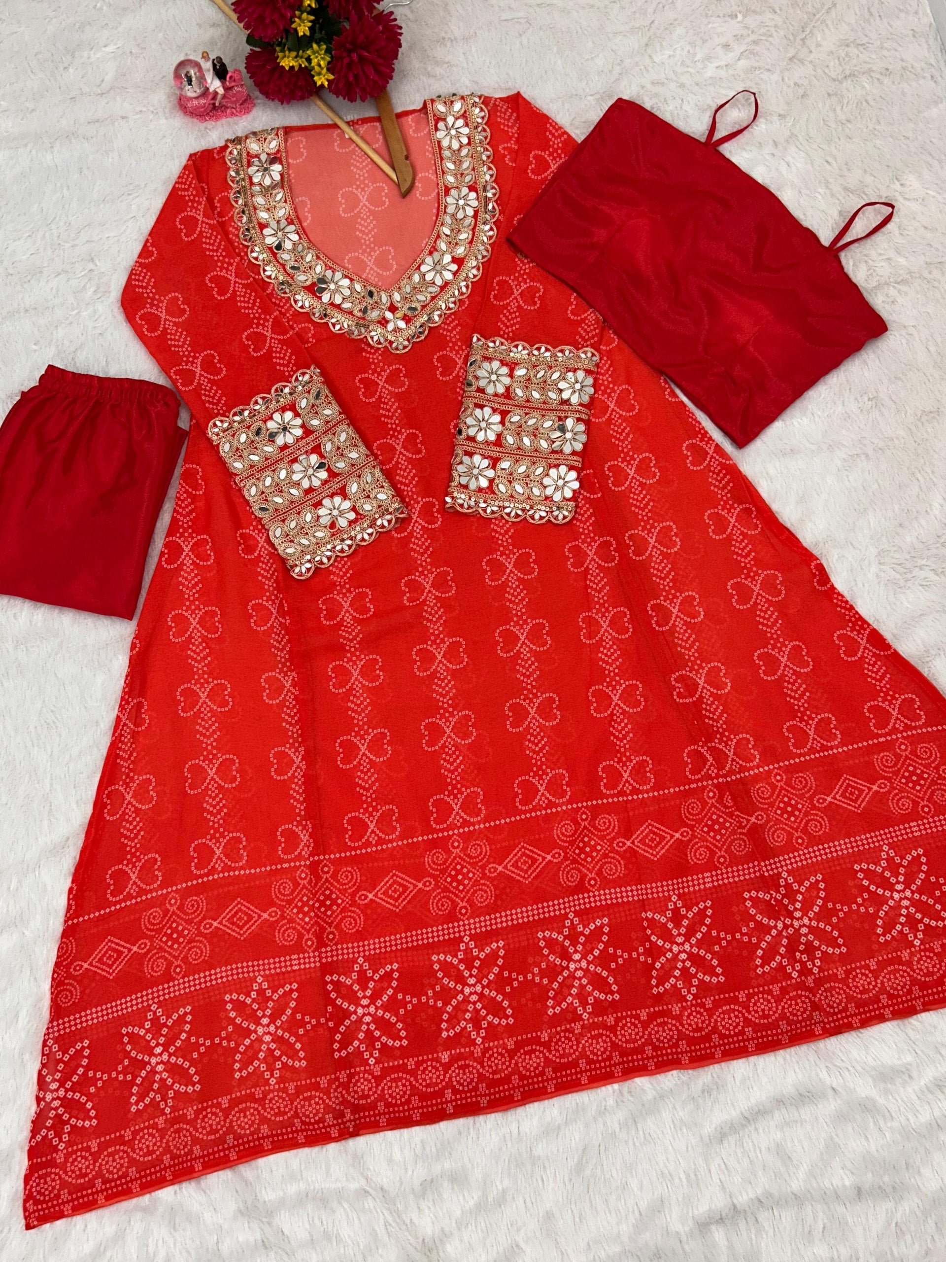 Step into comfort & class with our Baggy Style Anarkali Kurti Set 💃