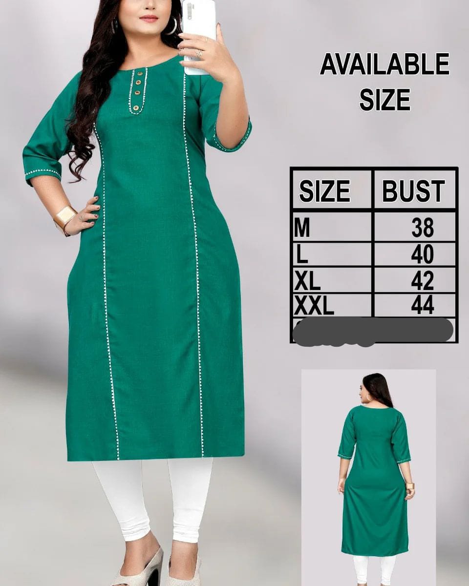Elegant Rubi Cotton Kurtis