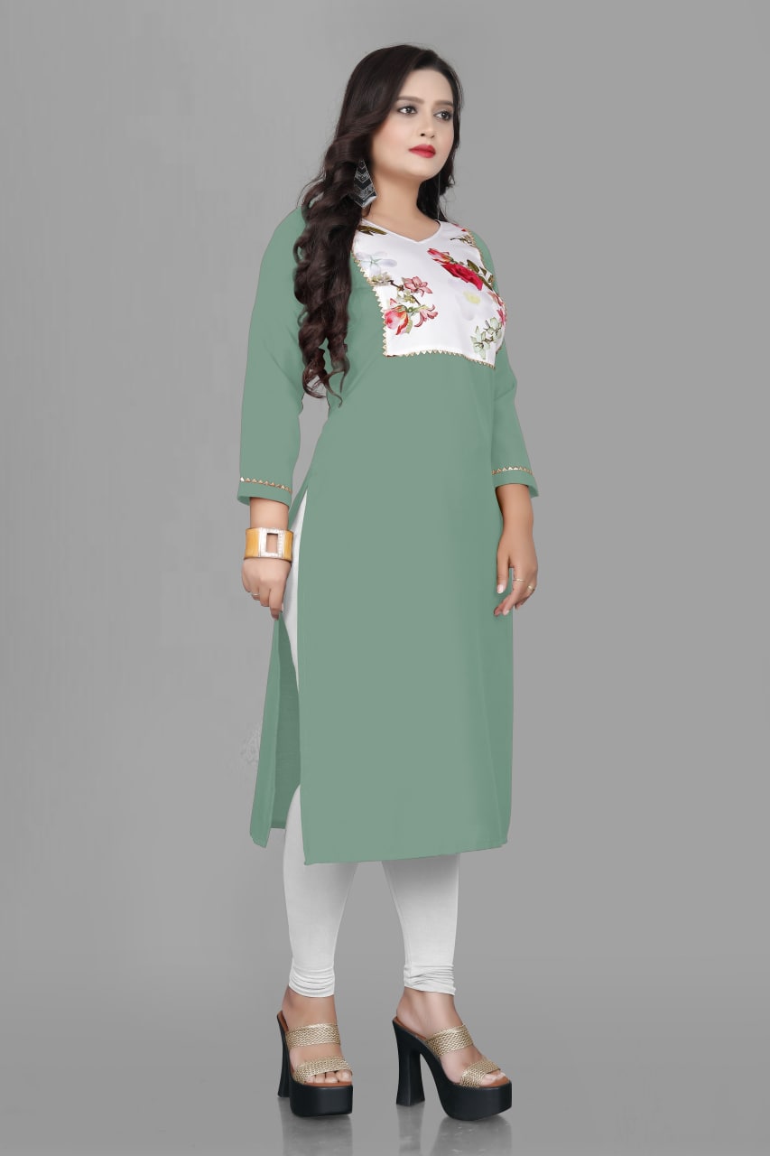 Designer Digital Printed Kurtis