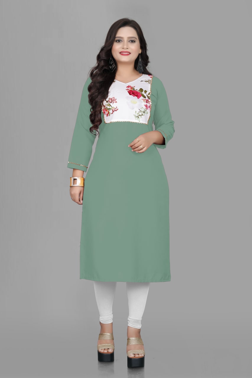 Designer Digital Printed Kurtis