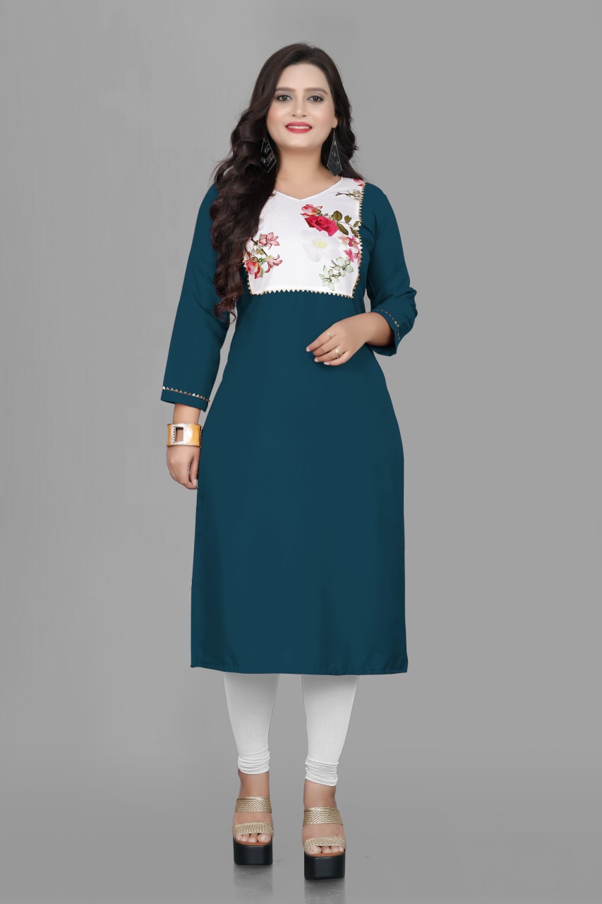 Designer Digital Printed Kurtis