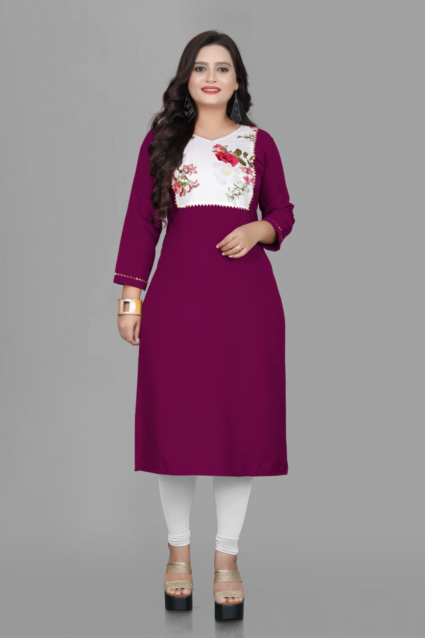 Designer Digital Printed Kurtis