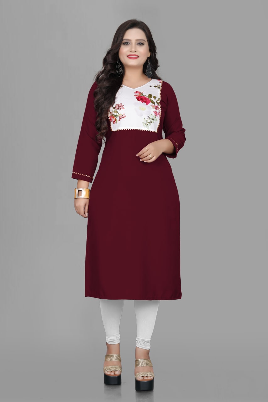 Designer Digital Printed Kurtis