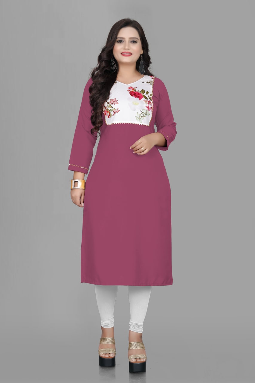 Designer Digital Printed Kurtis
