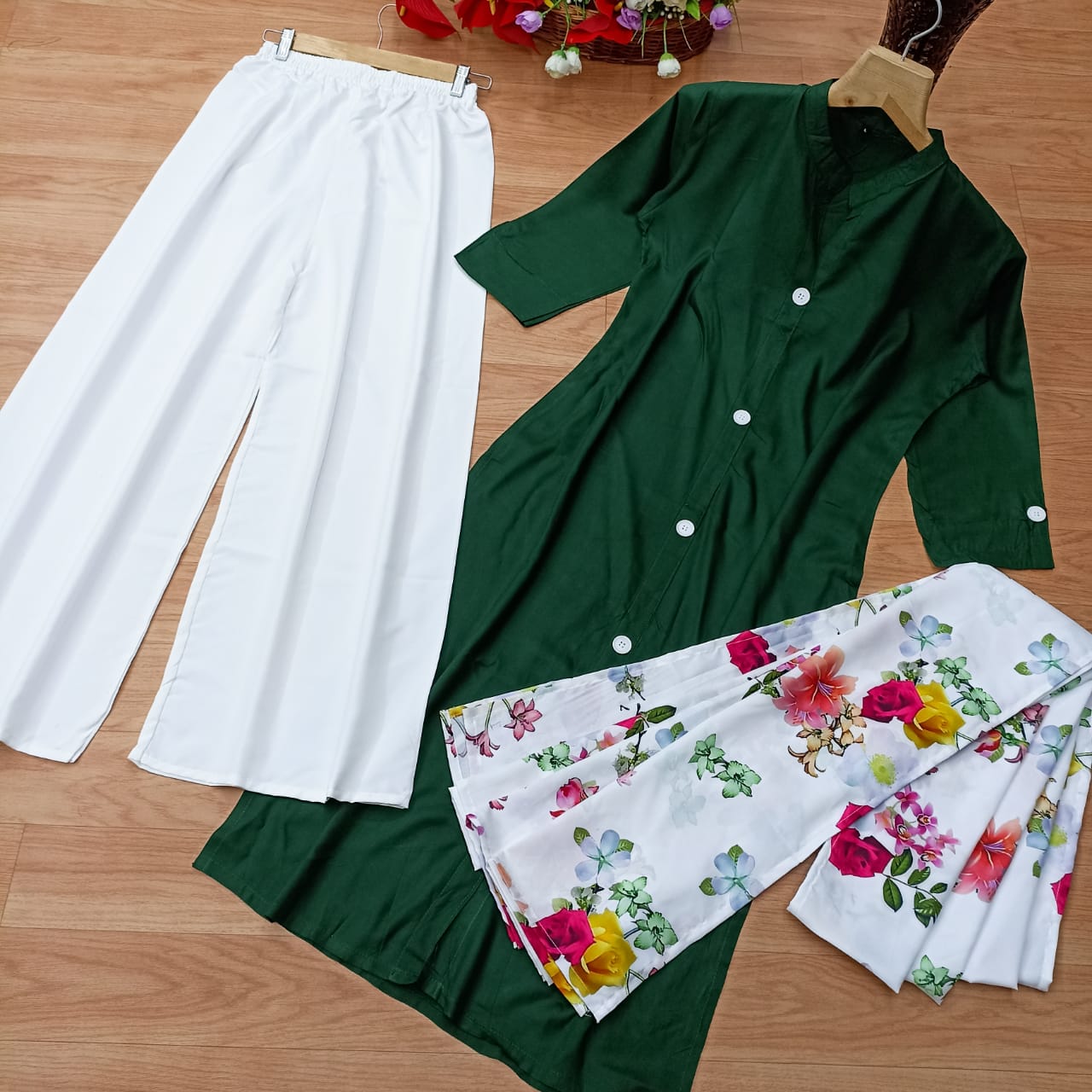 Premium Rayon Kurti Set
