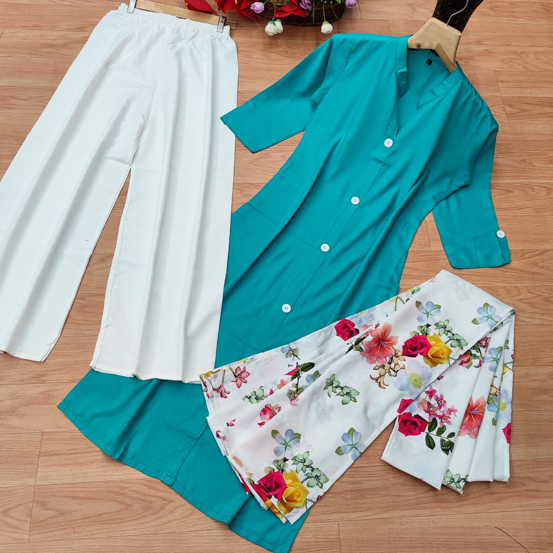 Premium Rayon Kurti Set