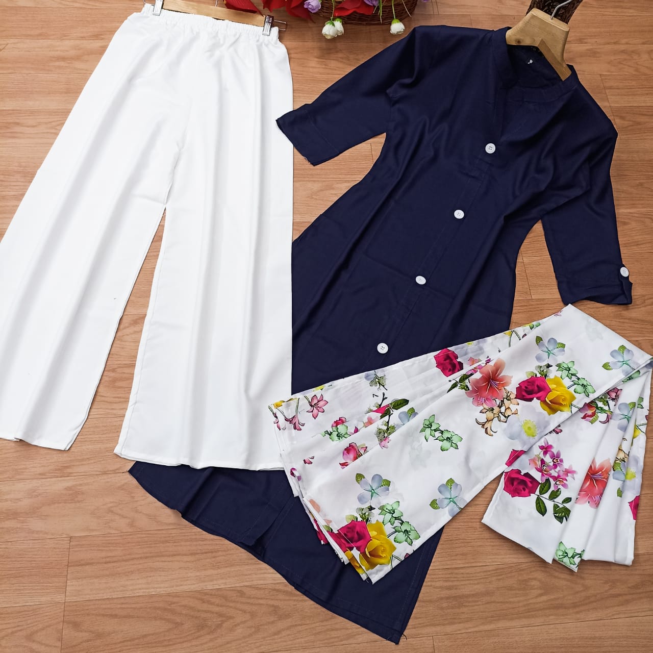 Premium Rayon Kurti Set