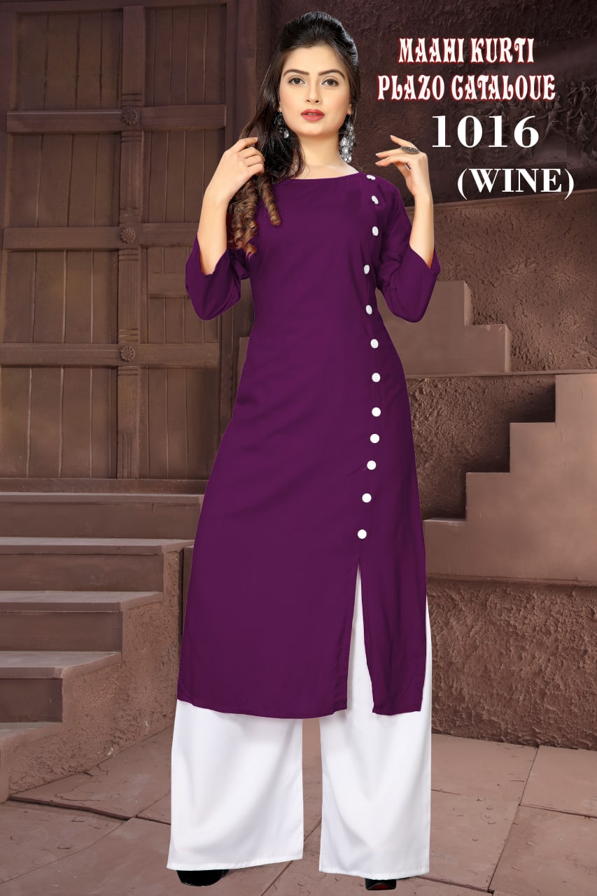 Elegant Rayon Kurti Set
