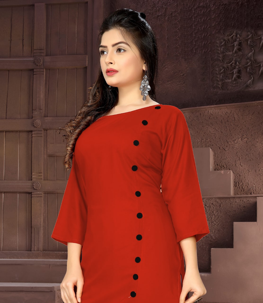 Elegant Rayon Kurti Set