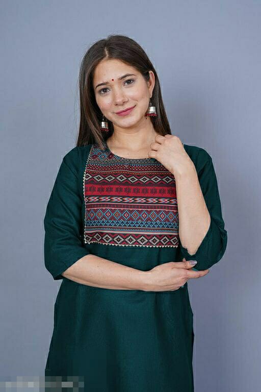 Designer Digital Printed Cotton Kurtis