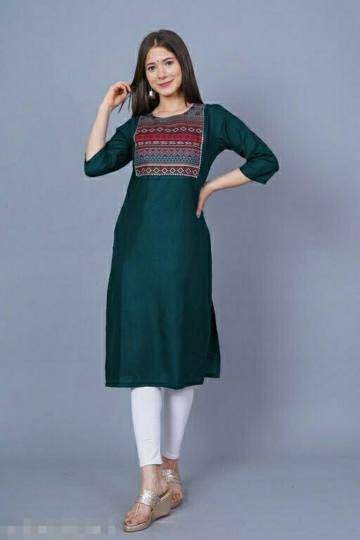 Designer Digital Printed Cotton Kurtis