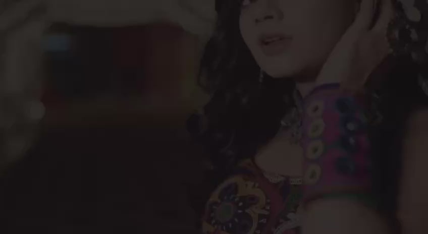 Rayon Cotton Mirror Work Lehenga Kurti Set